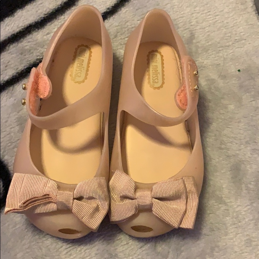 Mini Melissa pink shoes